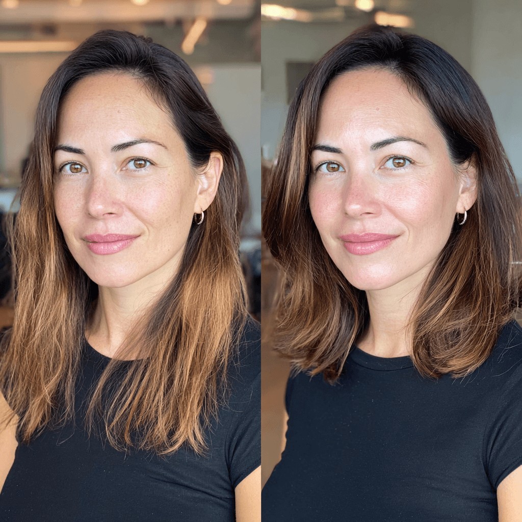 Chic Medium-Length Cut with Soft Layers