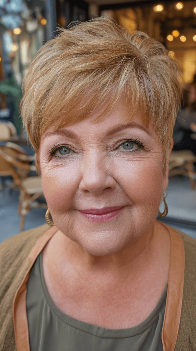 Chic Textured Pixie Cut with Playful Layers