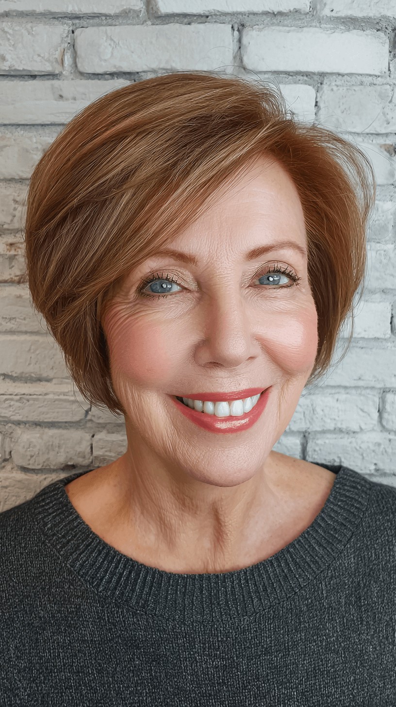 Modern Textured Bob with Subtle Volume