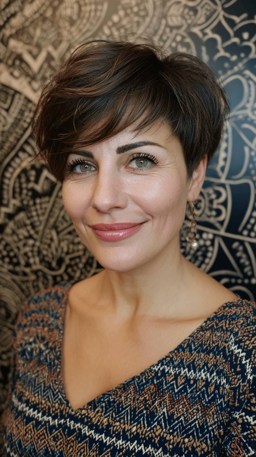 Modern Textured Pixie with Gentle Layers