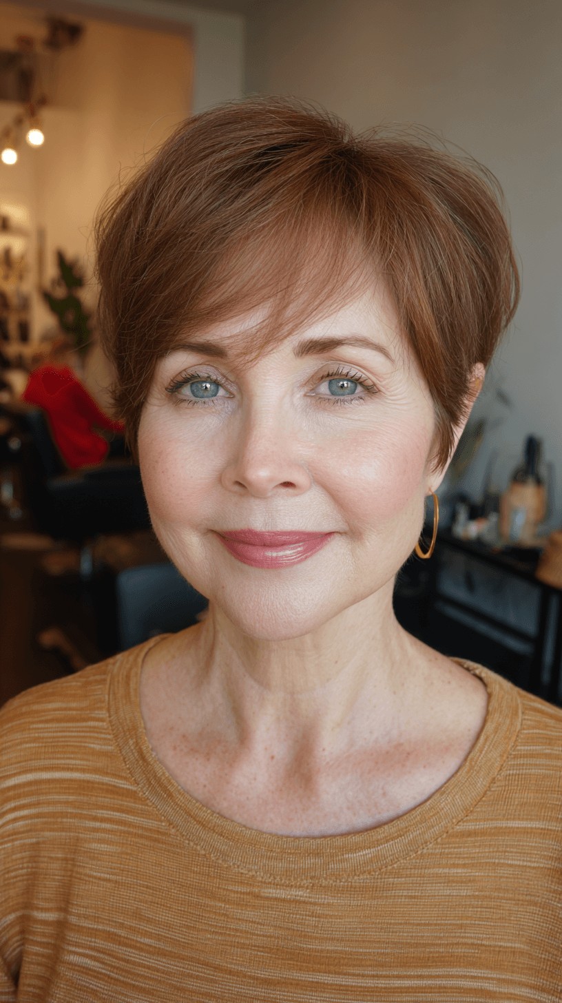 Sleek Short Pixie with Soft Textured Layers