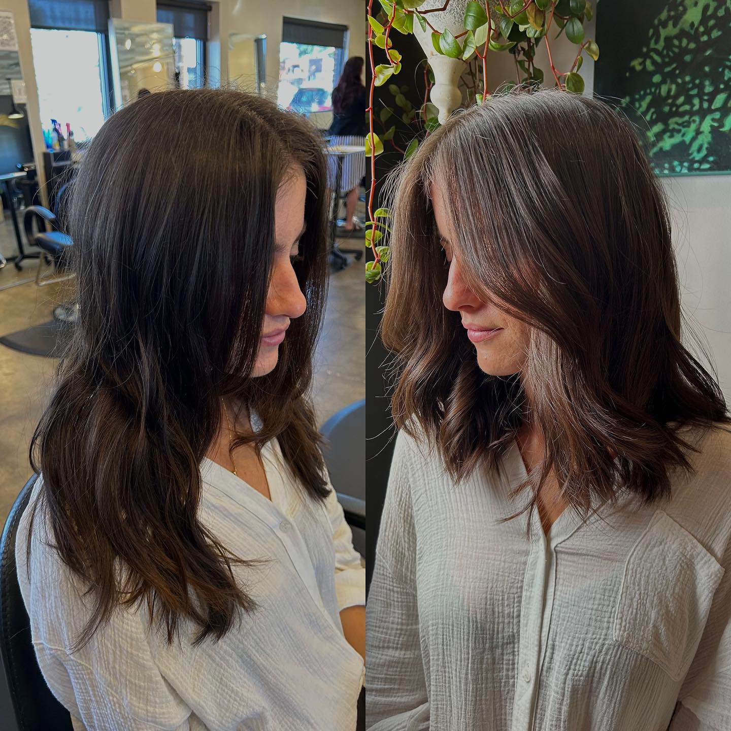 Softly Layered Mid-Length Cut with Natural Movement