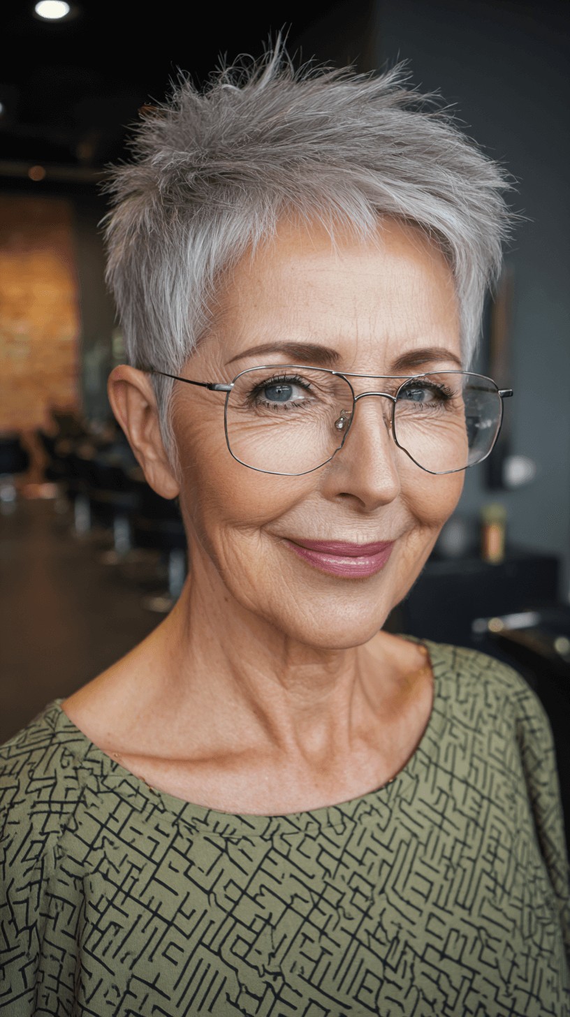 Trendy Textured Pixie Cut with Lifting Layers