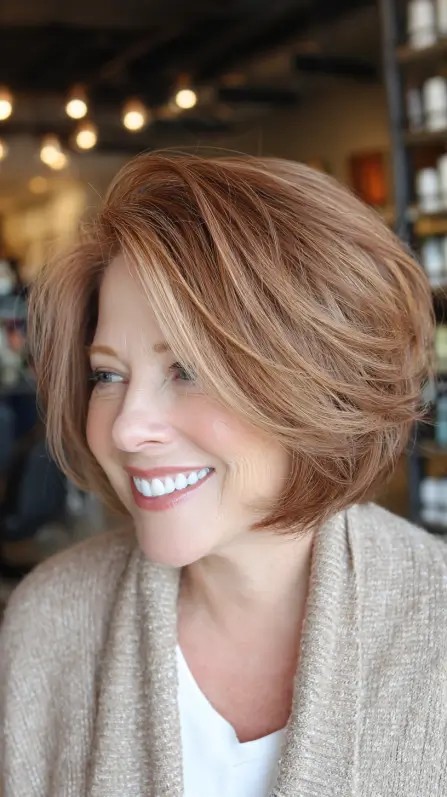 Vibrant Textured Bob with Soft Volume