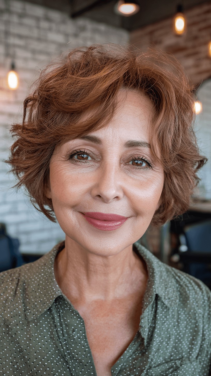 Textured Short Bob with Soft Waves