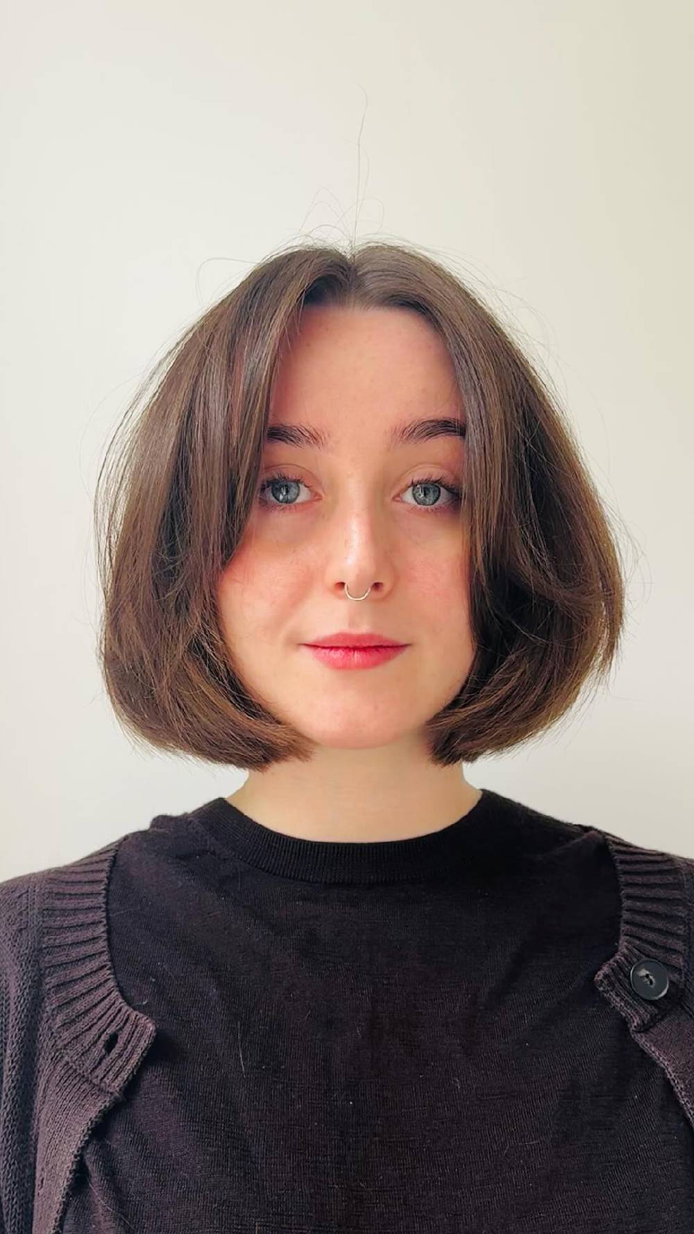 Chic Blunt Bob with Subtle Texture