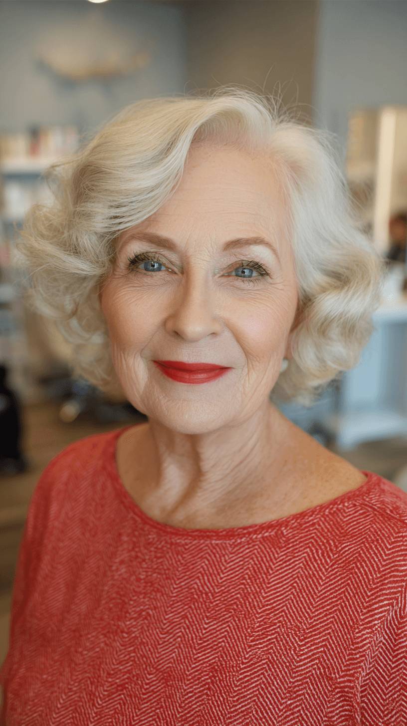 Chic Curly Short Cut with Soft Volume