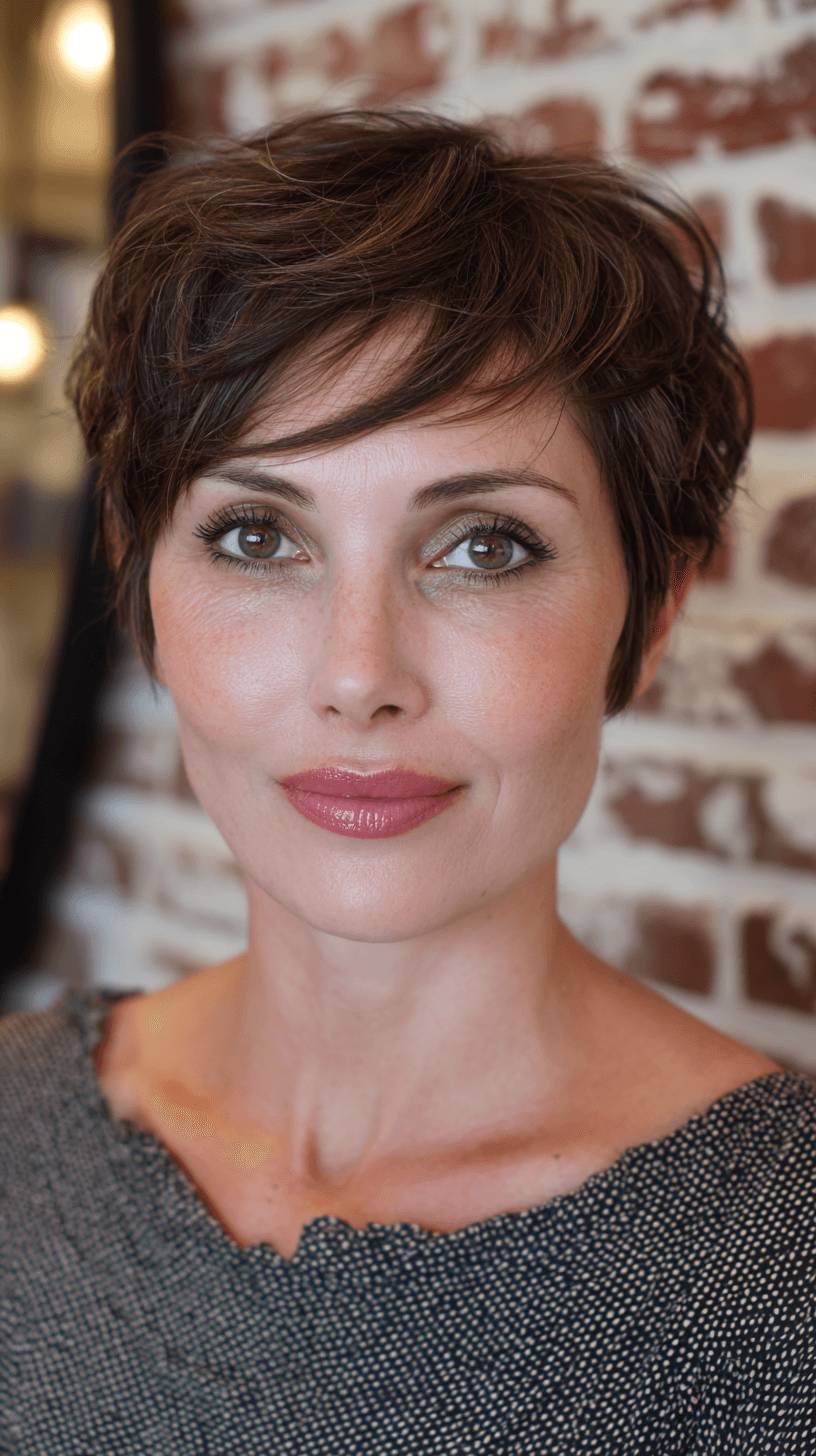 Chic Soft Textured Pixie with Subtle Layers
