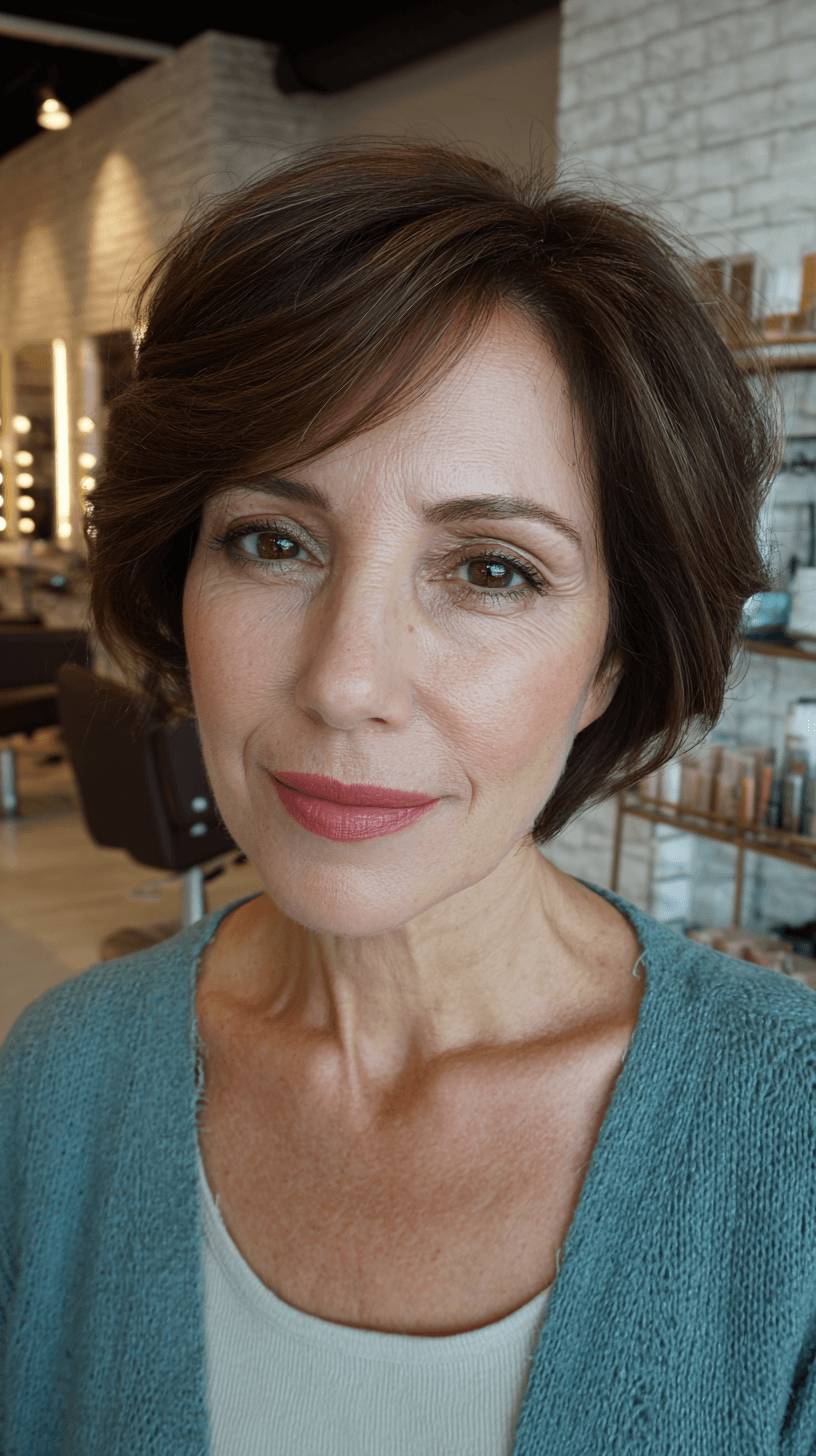 Chic Textured Short Cut with Soft Layers