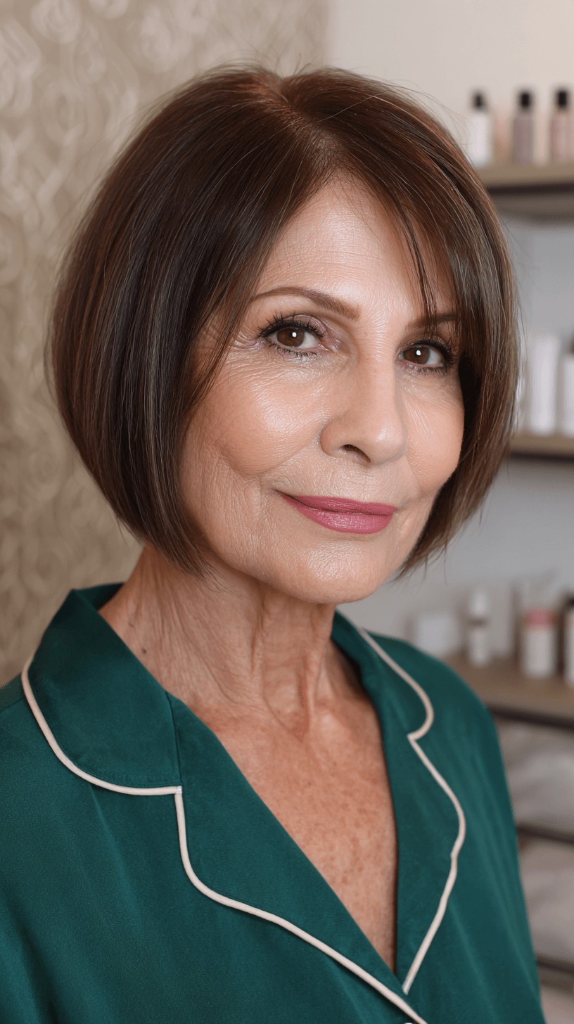 Classic Textured Bob with Subtle Face-Framing Layers