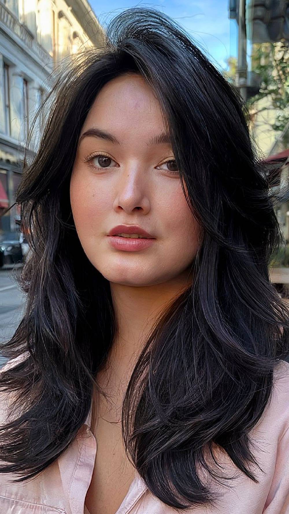 Elegant Long Layered Cut with Soft Movement