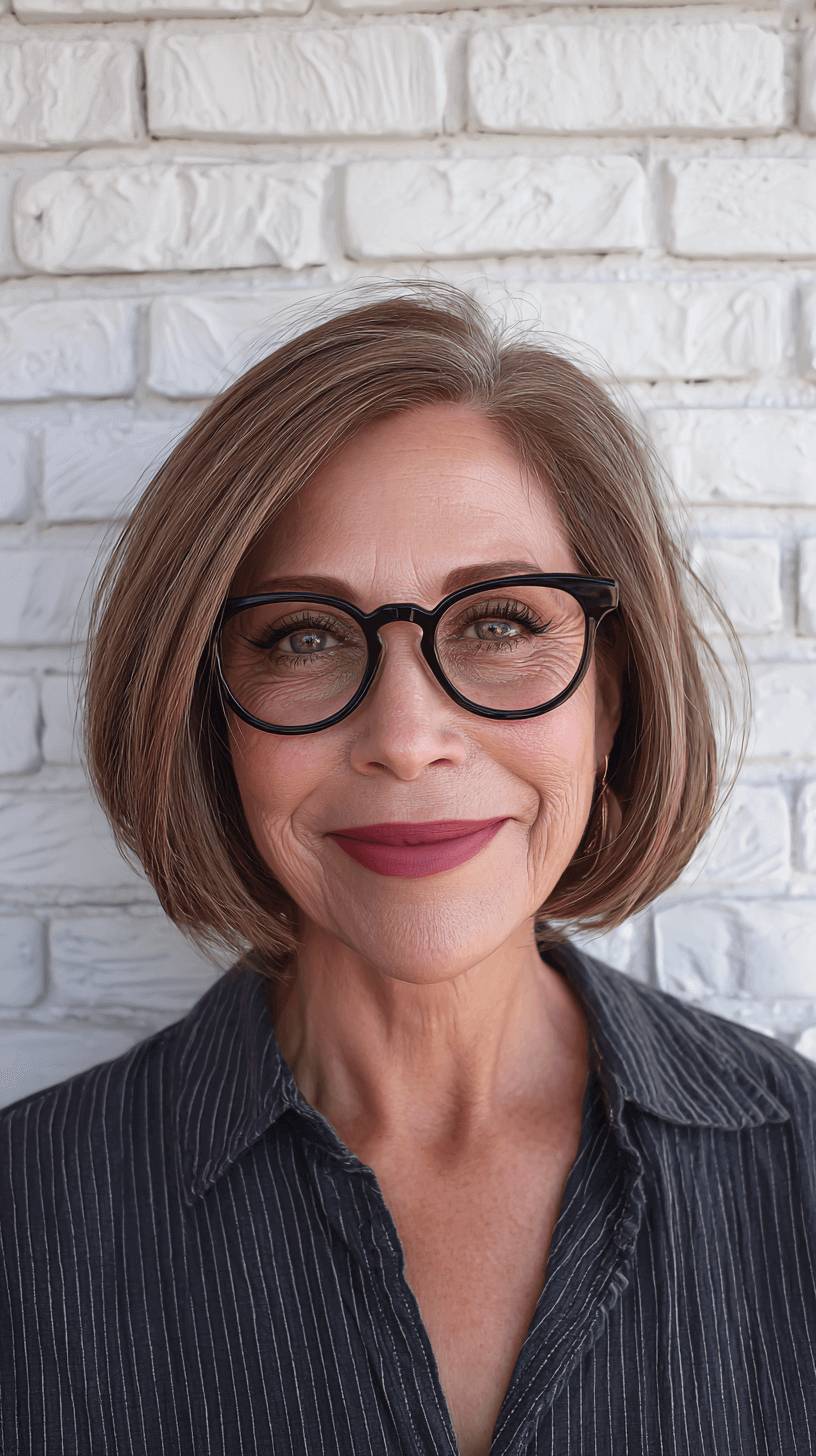 Elegant Softly Textured Bob with Subtle Layers