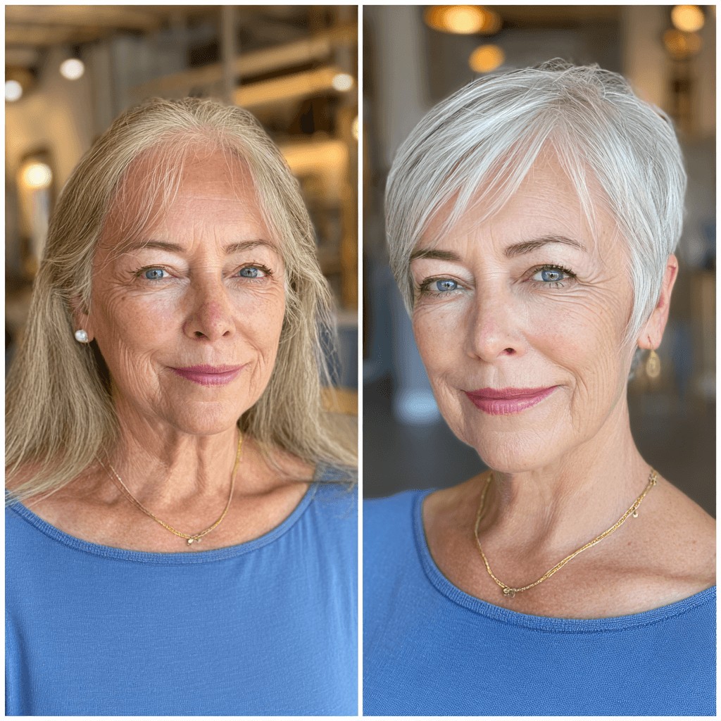 Modern Textured Pixie Cut with Subtle Highlights