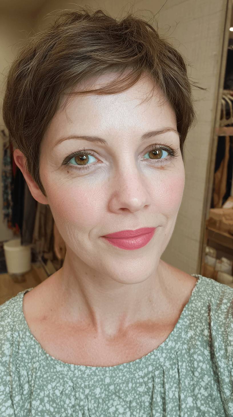 Soft Textured Pixie Cut with Gentle Layers