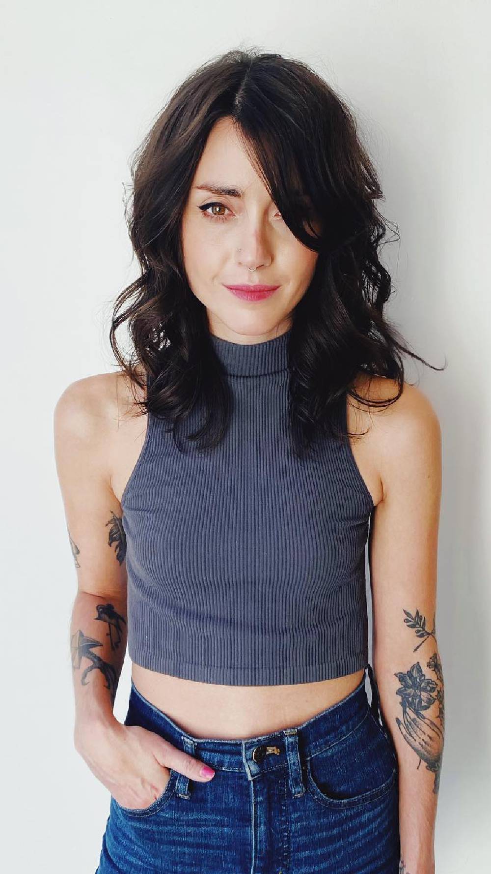 Textured Mid-Length Cut with Soft Waves