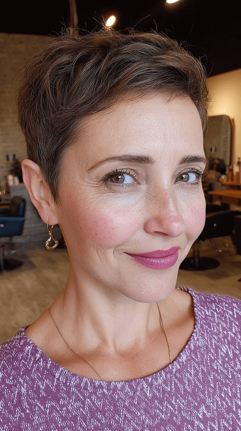 Textured Soft Pixie with Subtle Volume