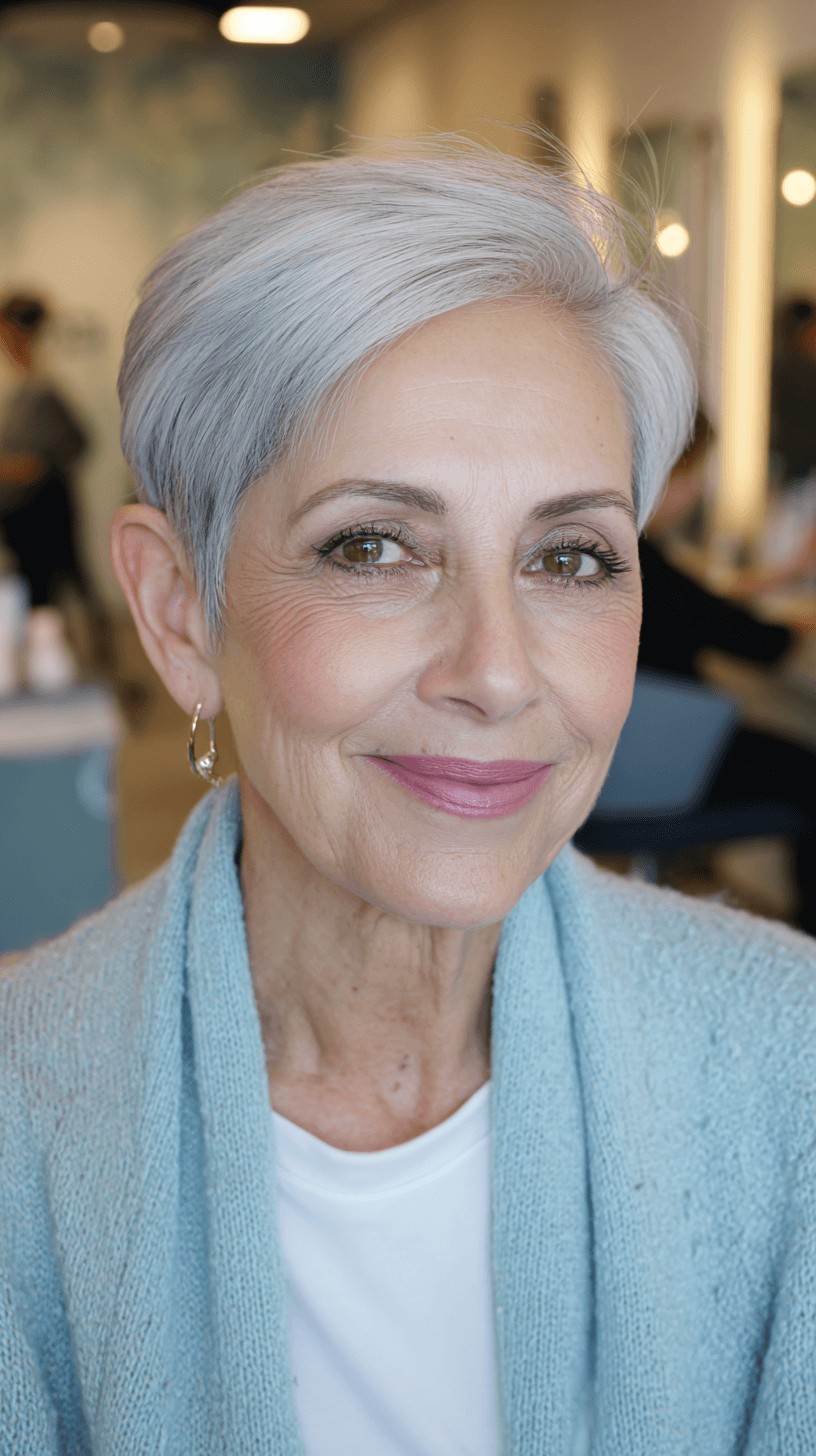 Timeless Textured Pixie Cut with Subtle Movement