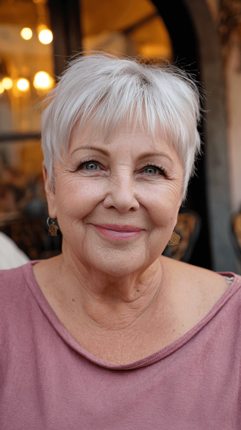 Chic Textured Short Cut with Subtle Layers