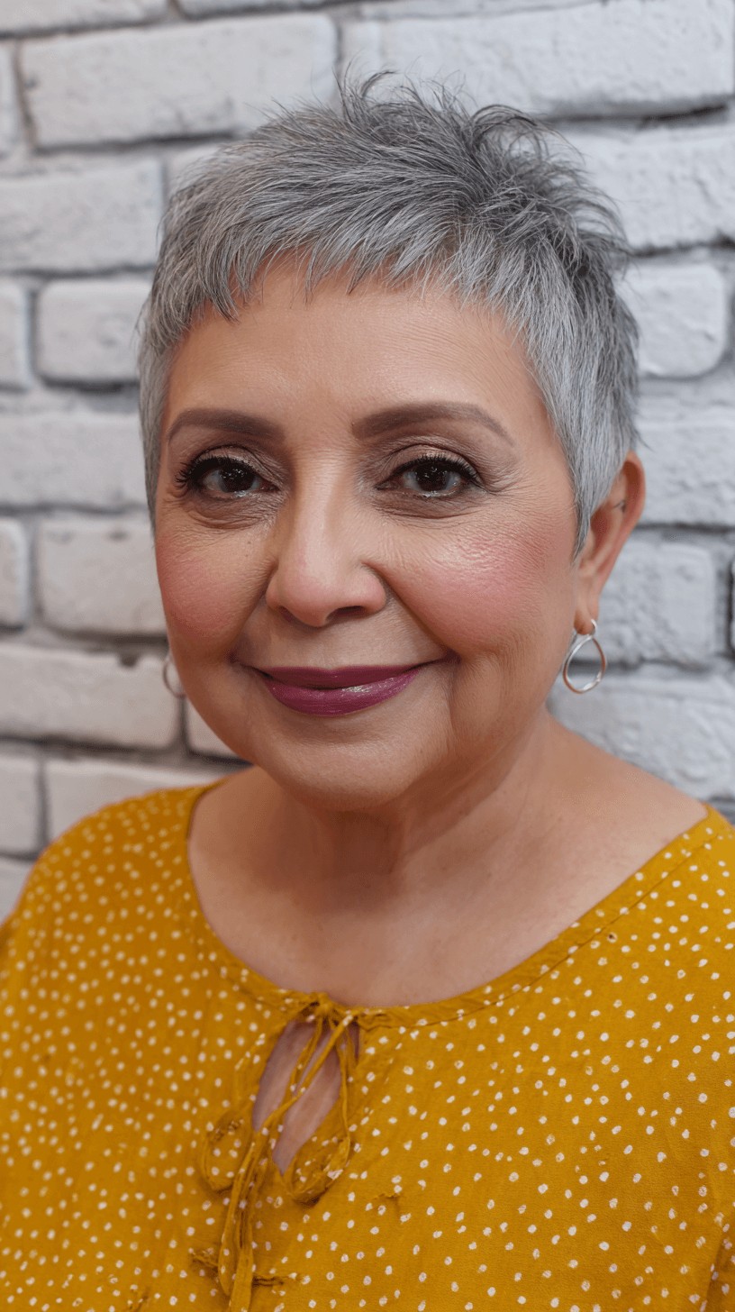 Chic Textured Pixie Cut with Subtle Layers