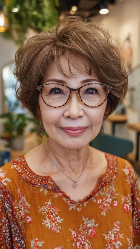 Chic Textured Short Cut with Lively Volume