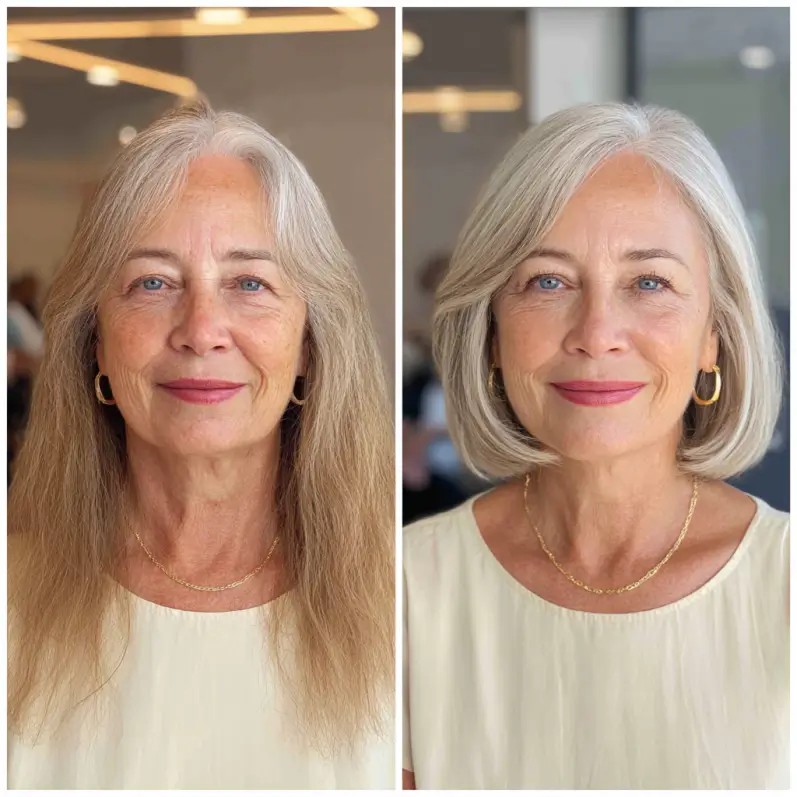 Chic Blunt Bob with Soft Layers