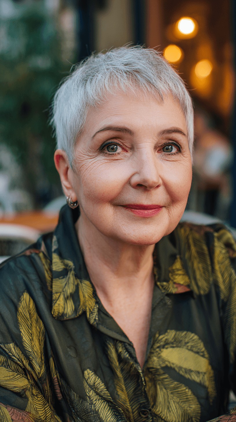 Chic Short Pixie Cut with Subtle Texturing