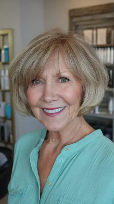 Chic Textured Bob with Soft Volume