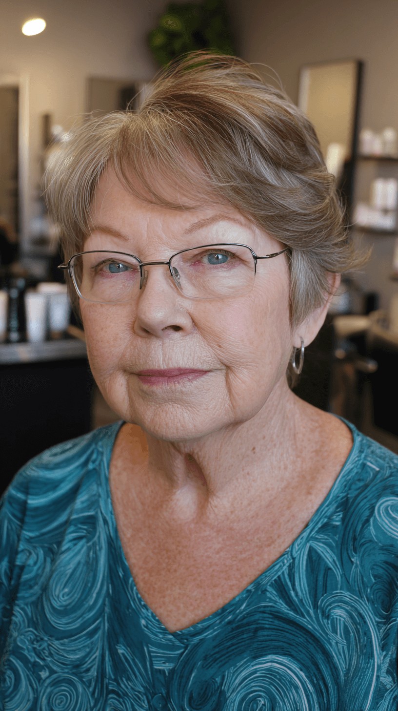 Chic Textured Short Cut with Subtle Layering