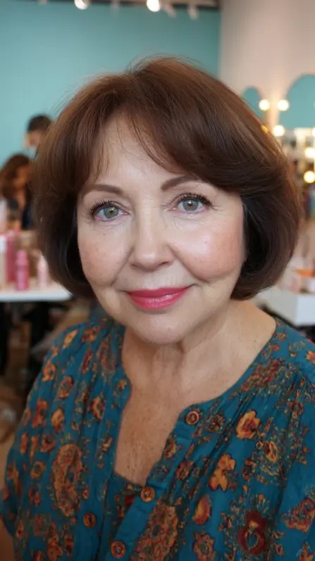 Classic Rounded Bob with Subtle Volume