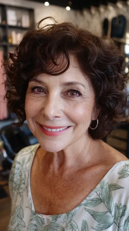 Defined Curly Shag with Soft Volume