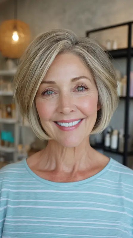 Modern Soft Bob with Subtle Layers