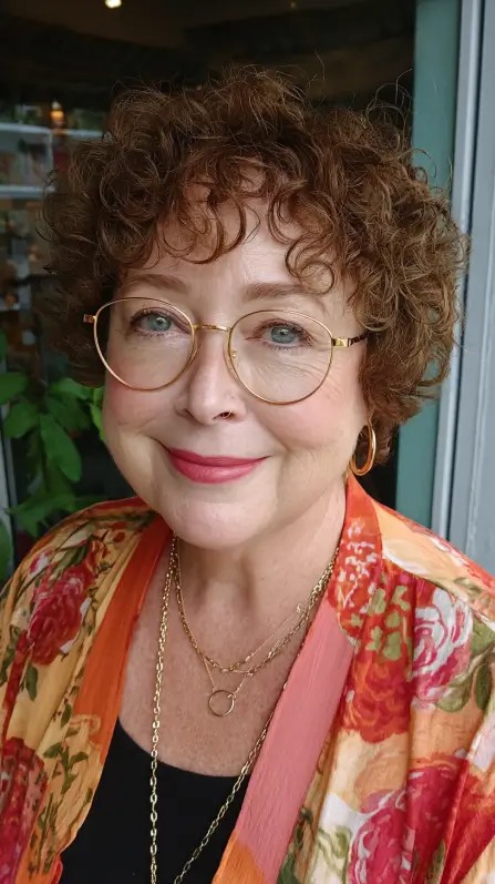 Playful Curly Bob with Soft Volume