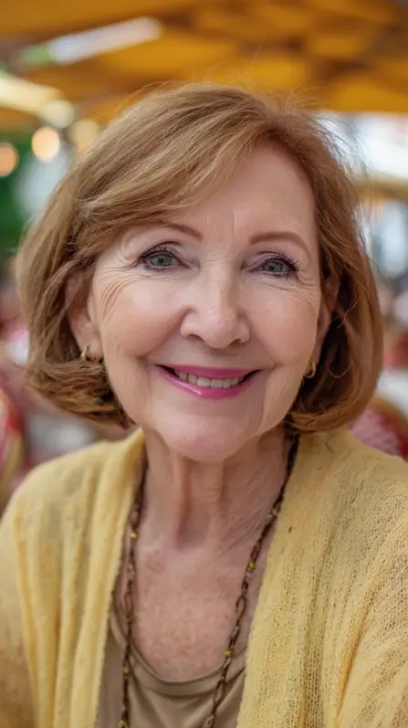 Soft Textured Bob with Gentle Waves