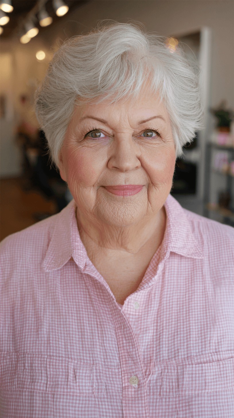 Textured Short Cut with Soft Volume