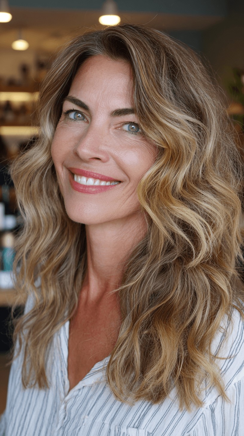 Beachy Long Waves with Soft Highlights