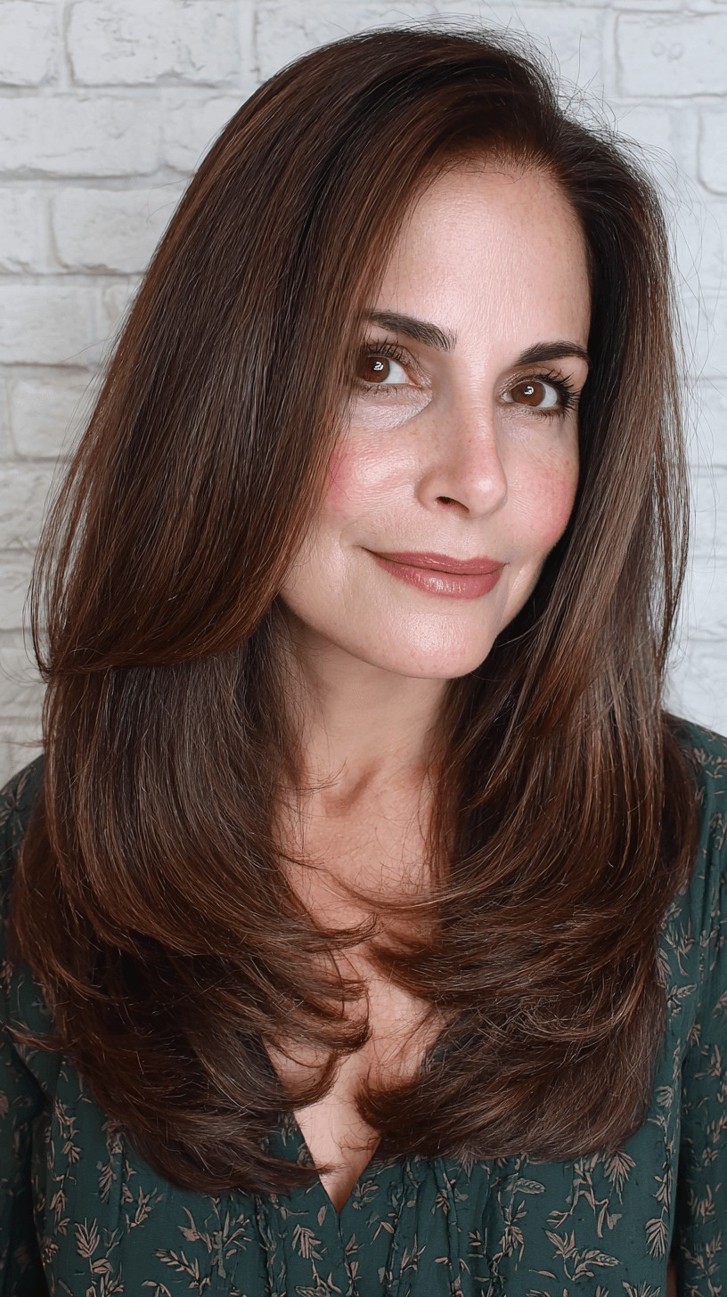 Classic Long Layers with Soft Movement