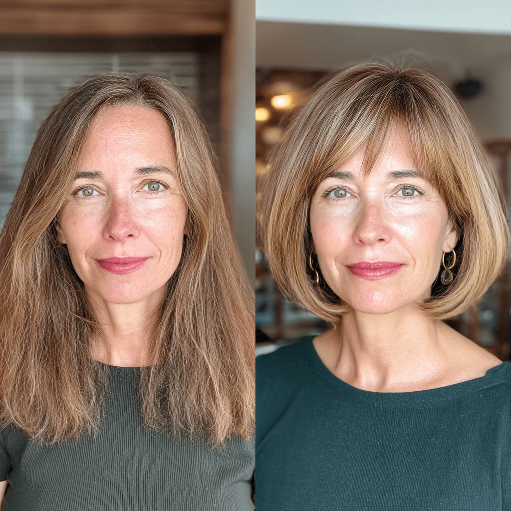 Modern Textured Bob with Soft Face-Framing Layers