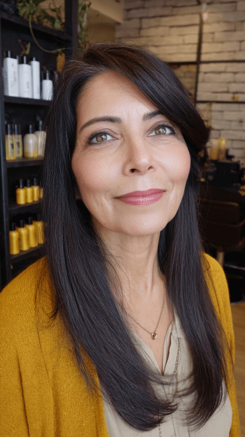 Sleek Long Hair with Natural Movement