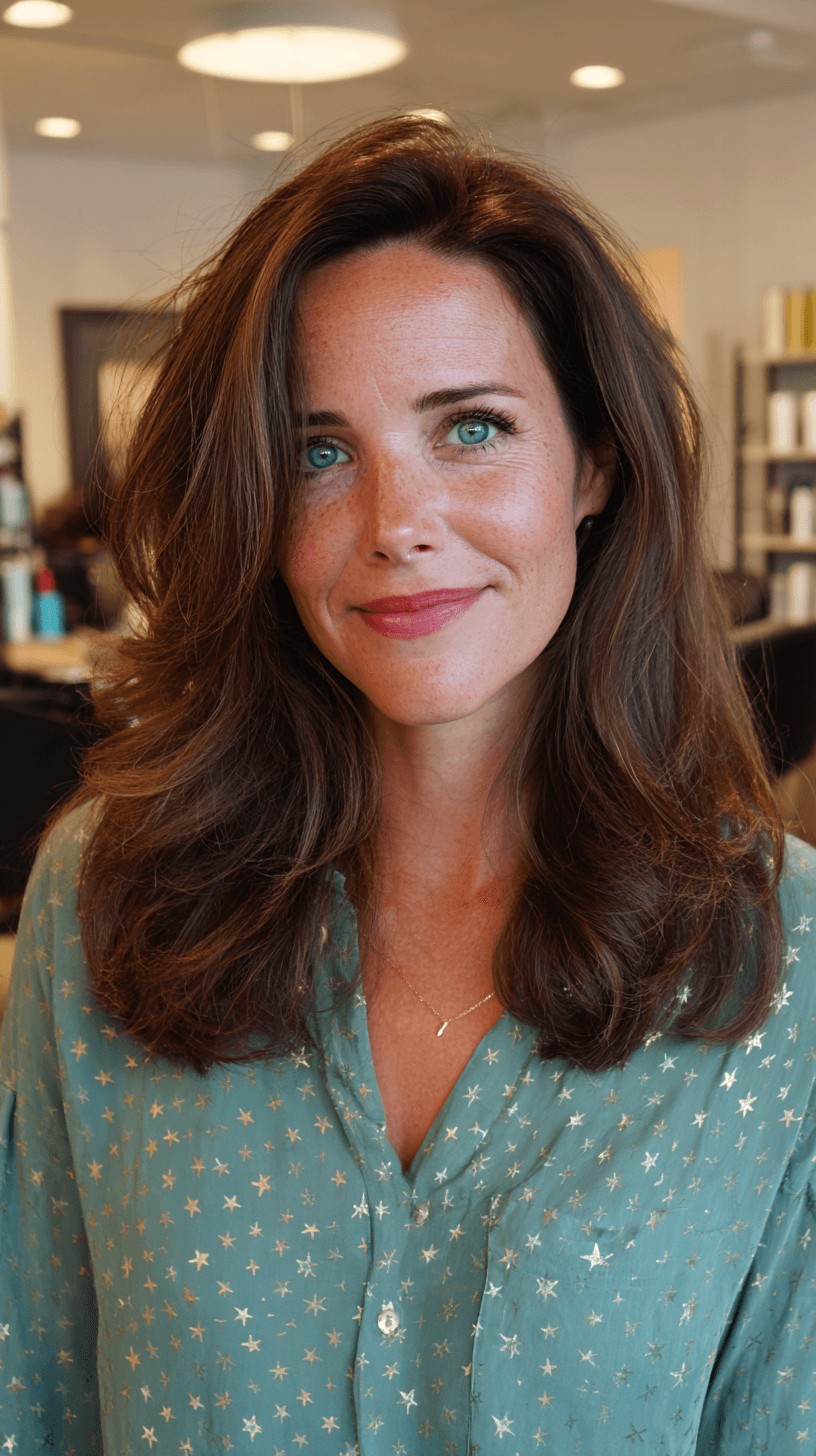 Textured Long Hair with Soft Layered Movement