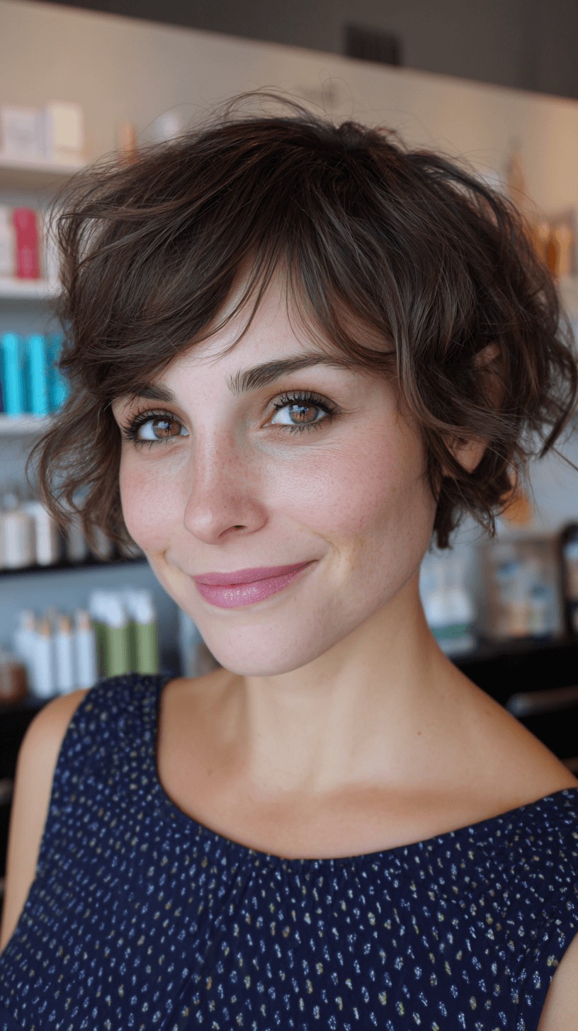 Textured Short Bob with Soft Layers