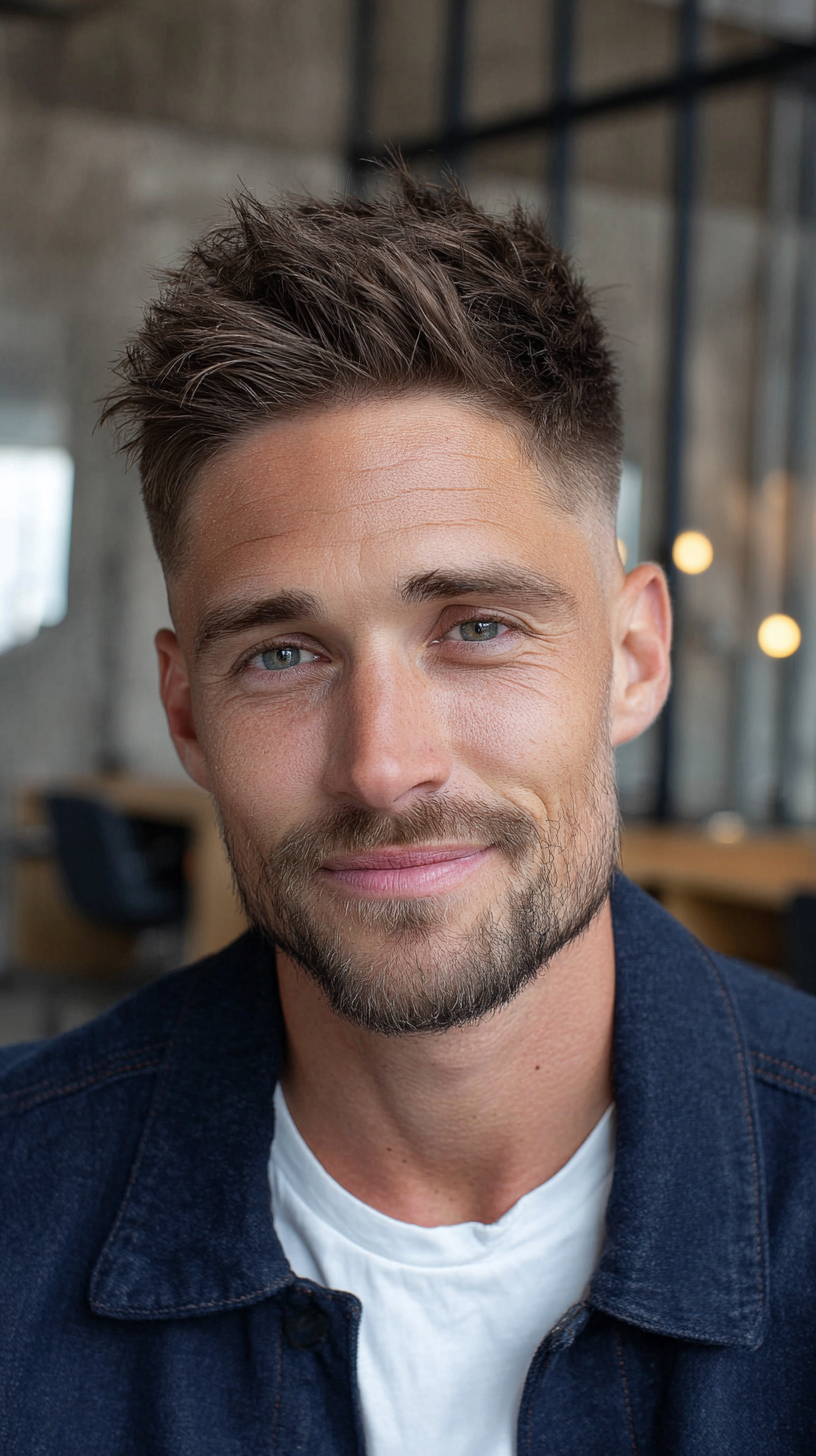 Modern Textured Crop with Defined Layers