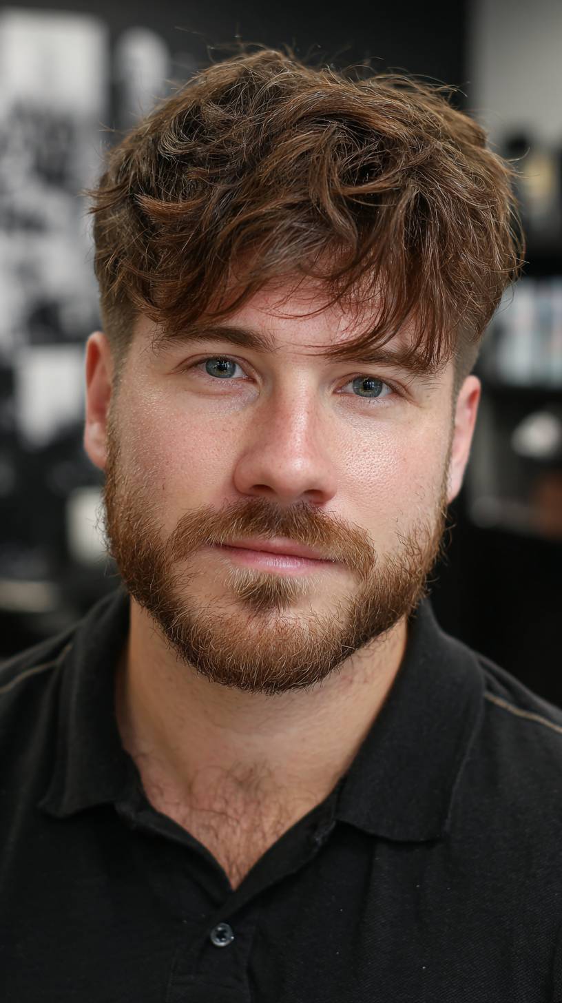 Casual Textured Crop with Natural Movement