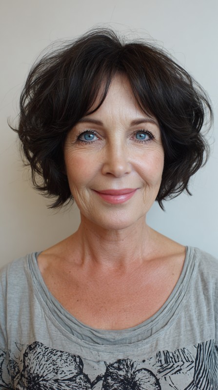 Charming Textured Bob with Soft Waves