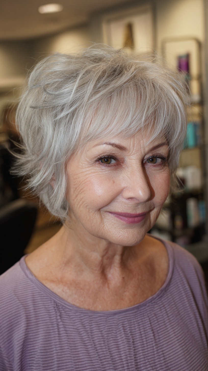 Chic Short Wolf Cut with Effortless Texture