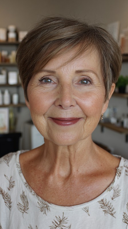 Chic Textured Short Cut with Subtle Volume