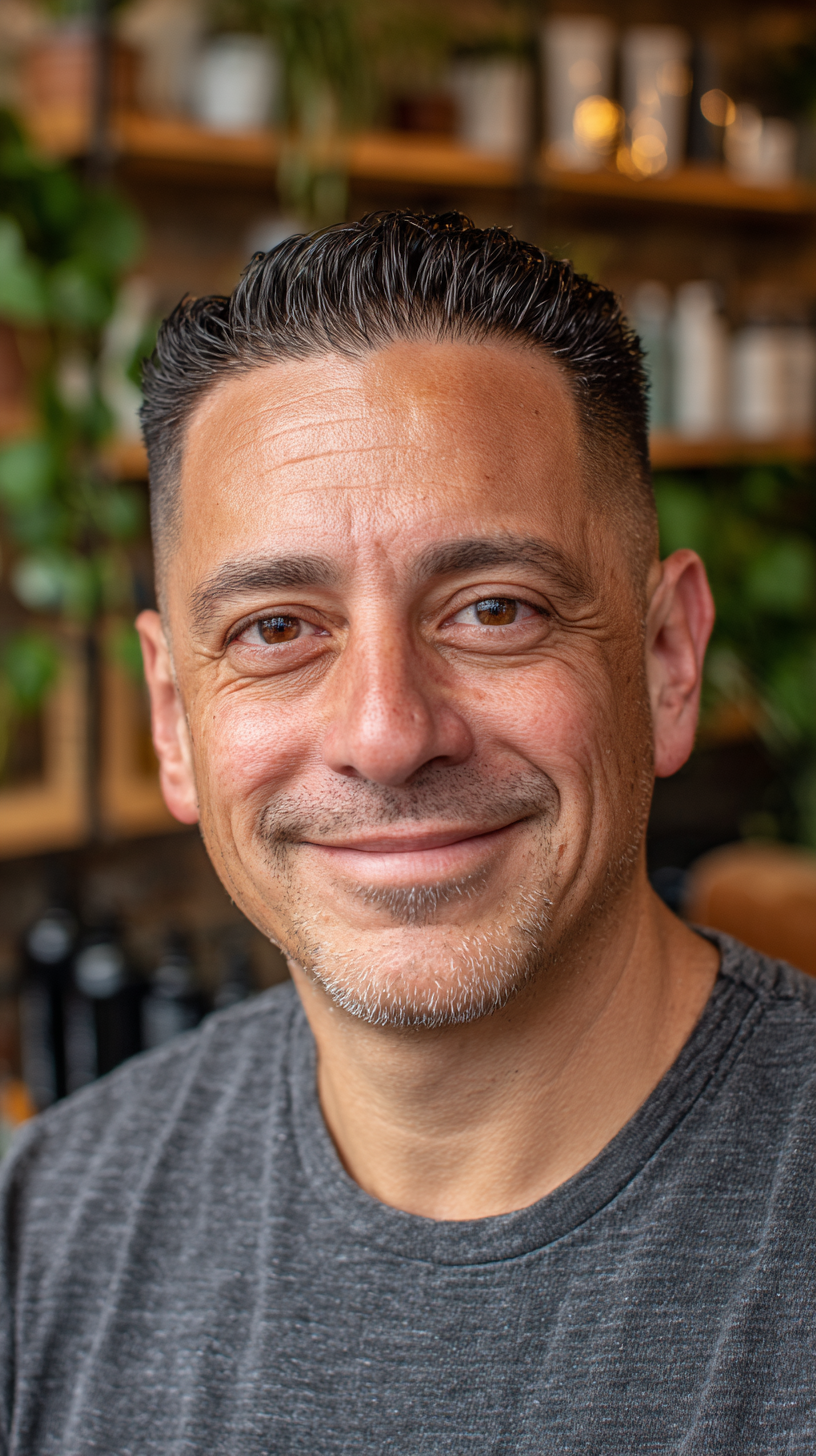 Classic Tapered Cut with Textured Top