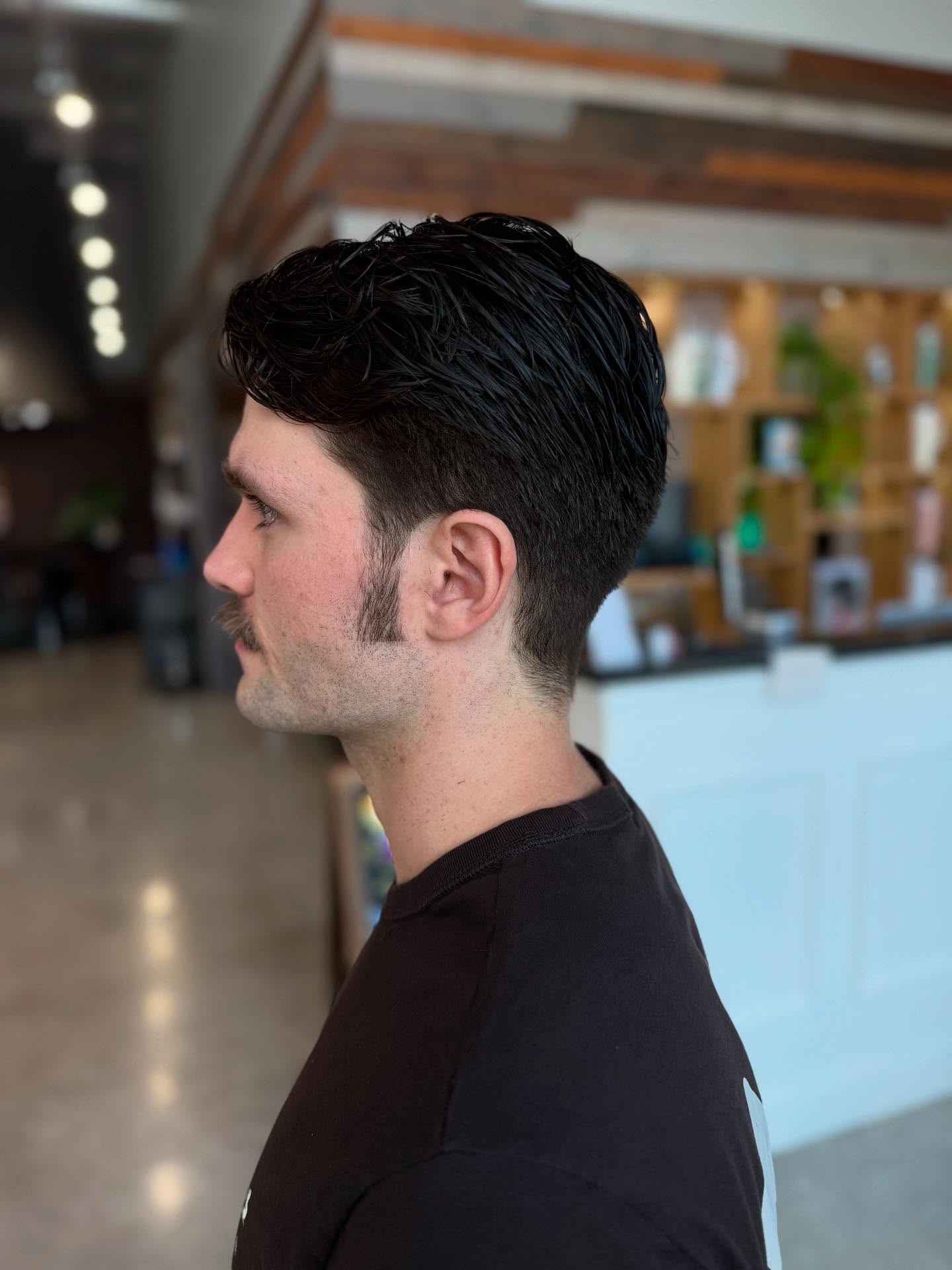 Classic Textured Tapered Cut with Defined Top