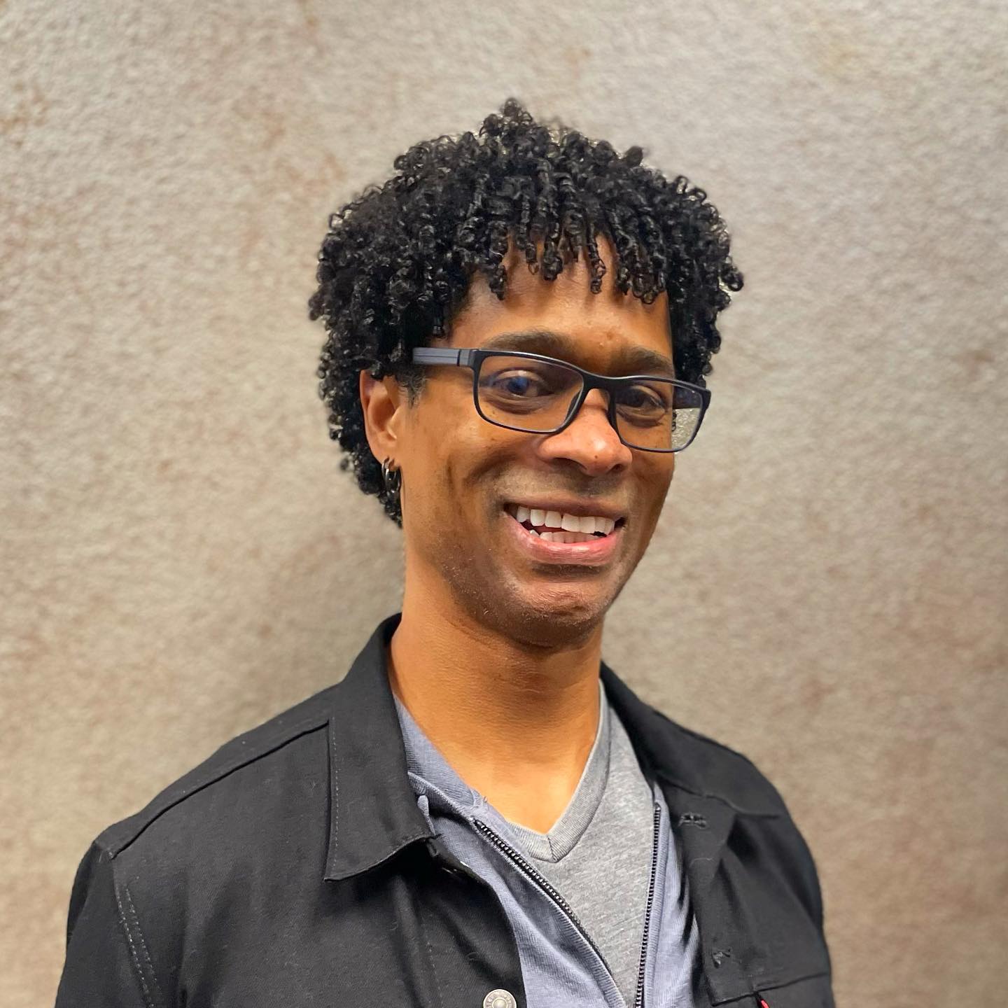 Defined Curly Crop with Natural Volume