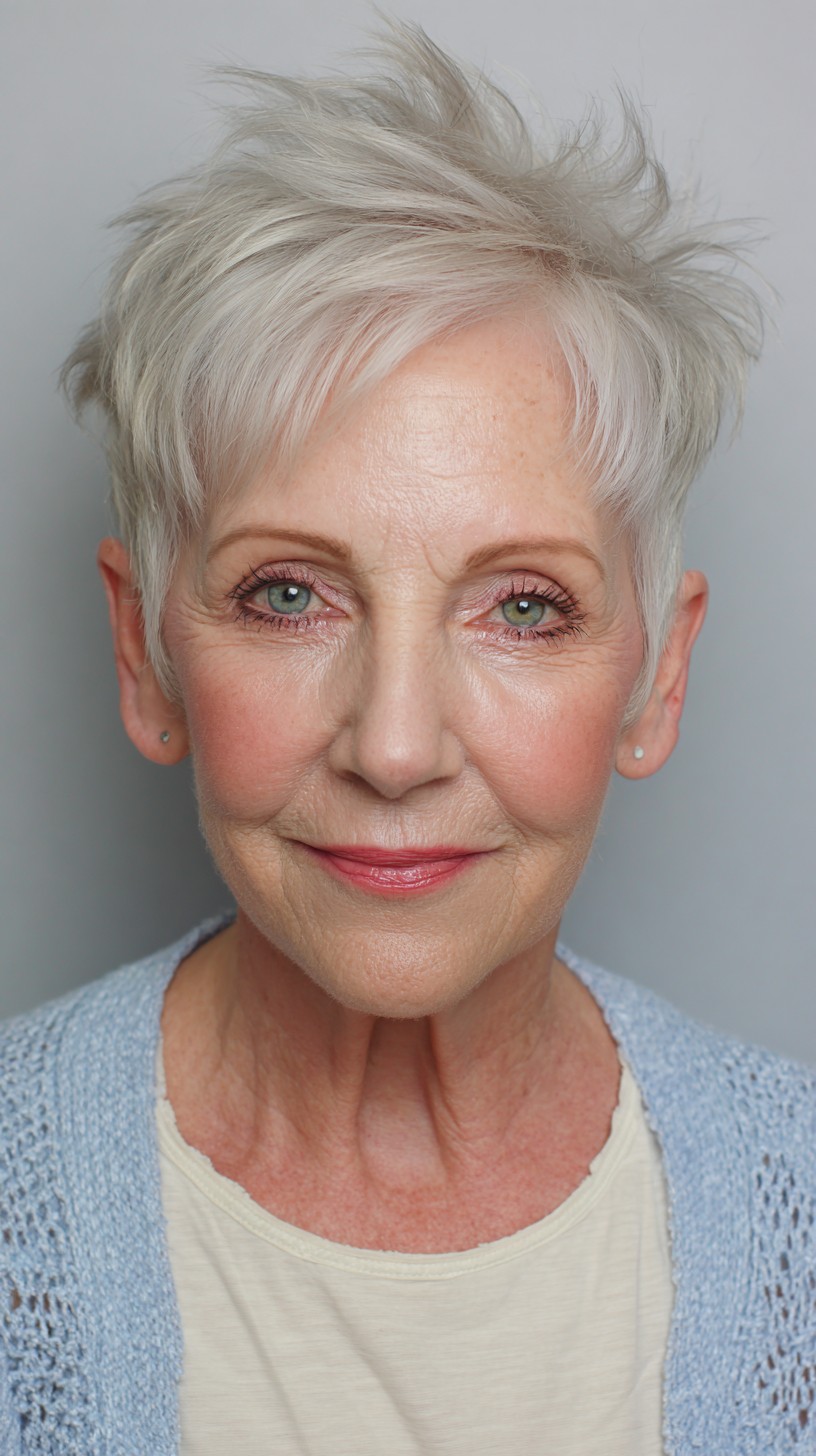 Edgy Short Wolf Cut with Textured Volume