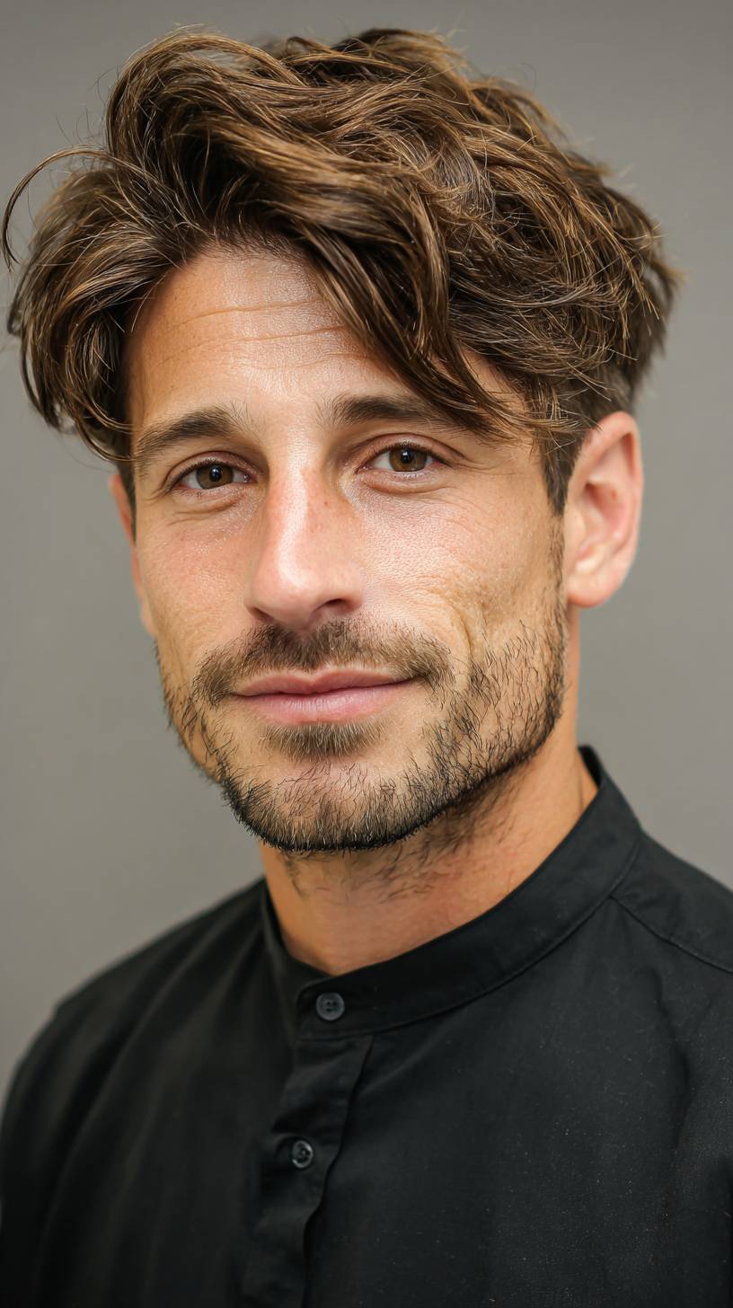 Effortlessly Textured Medium-Length Cut